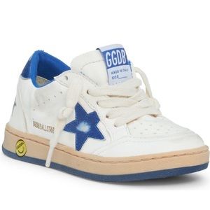 *NIB* Golden Goose Kids Perforated Ballstar Lace Up Sneakers Size EU 30